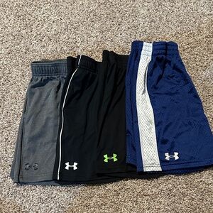 Under Armour Kids Shorts - Gray, Black, Blue